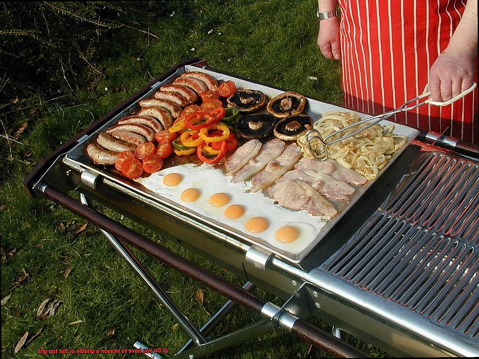 Do you have to season a griddle or flat top grill-2