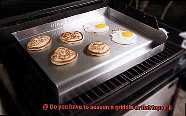 Do you have to season a griddle or flat top grill-4