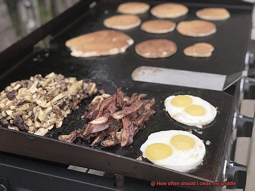 How often should I clean my griddle-5