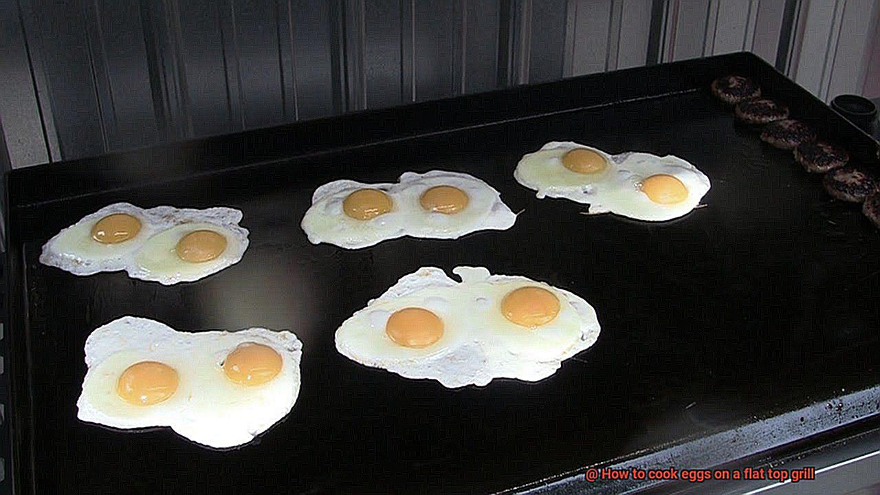 How to cook eggs on a flat top grill-4