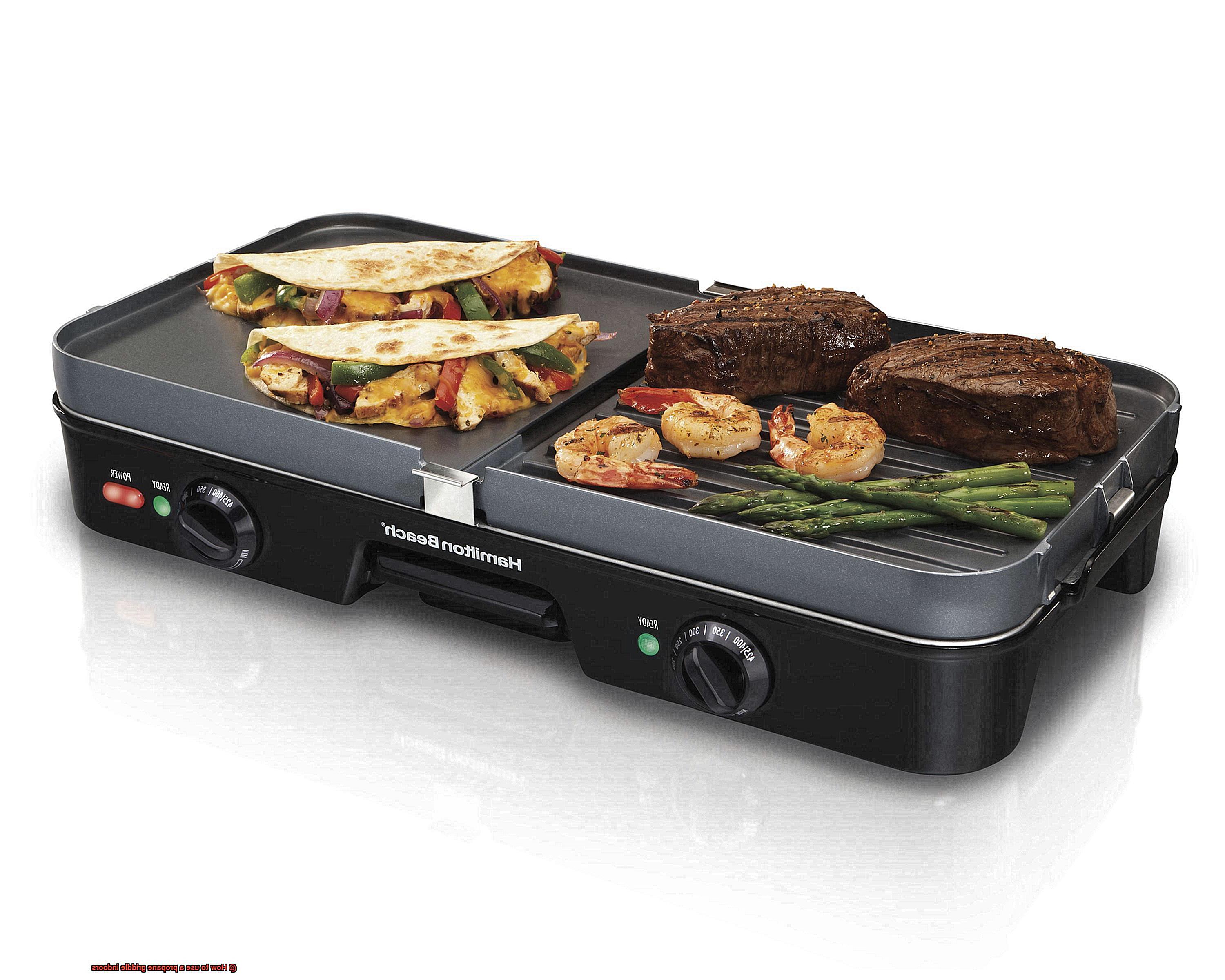 How to use a propane griddle indoors-2