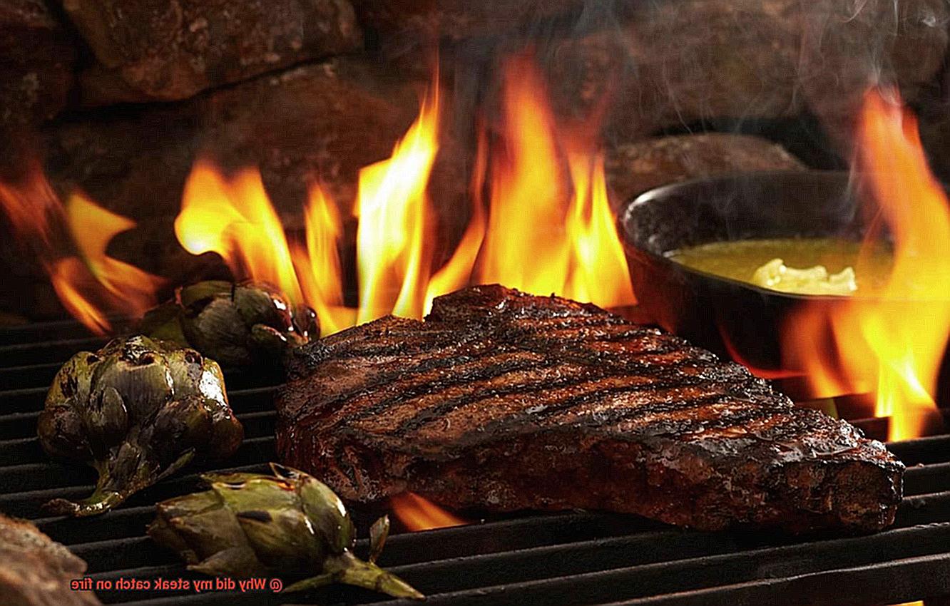 Why did my steak catch on fire? Pastime Bar And Grill