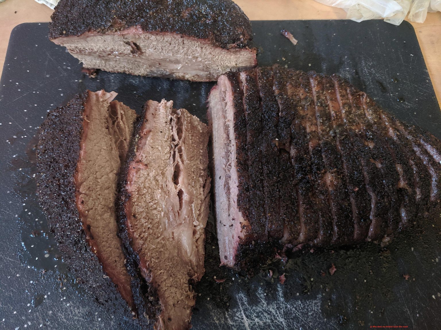 Why does my brisket taste like roast? Pastime Bar And Grill