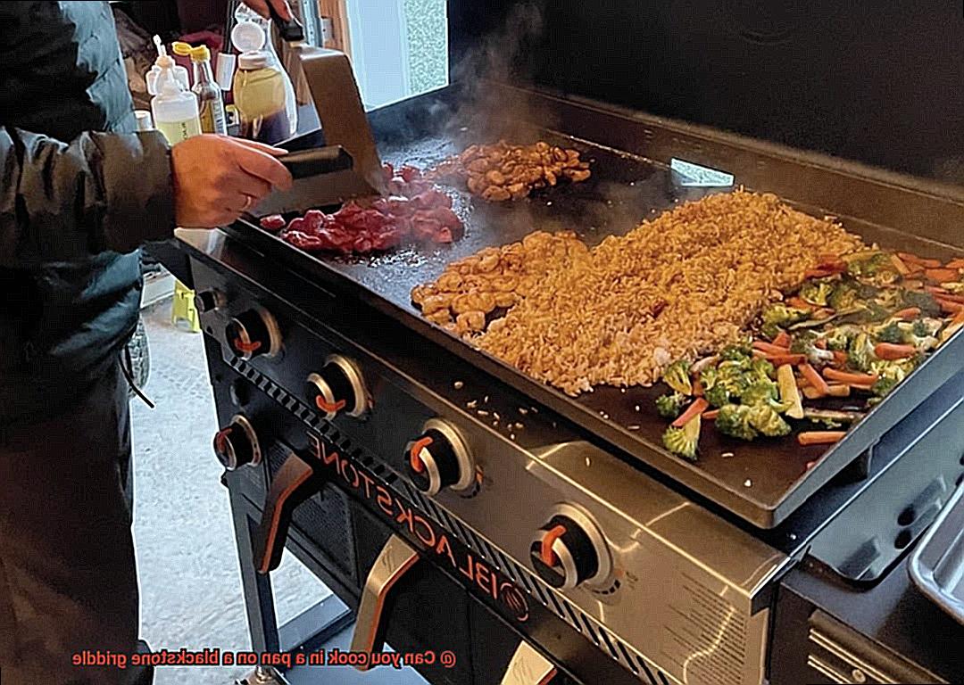 Can you cook in a pan on a blackstone griddle-4