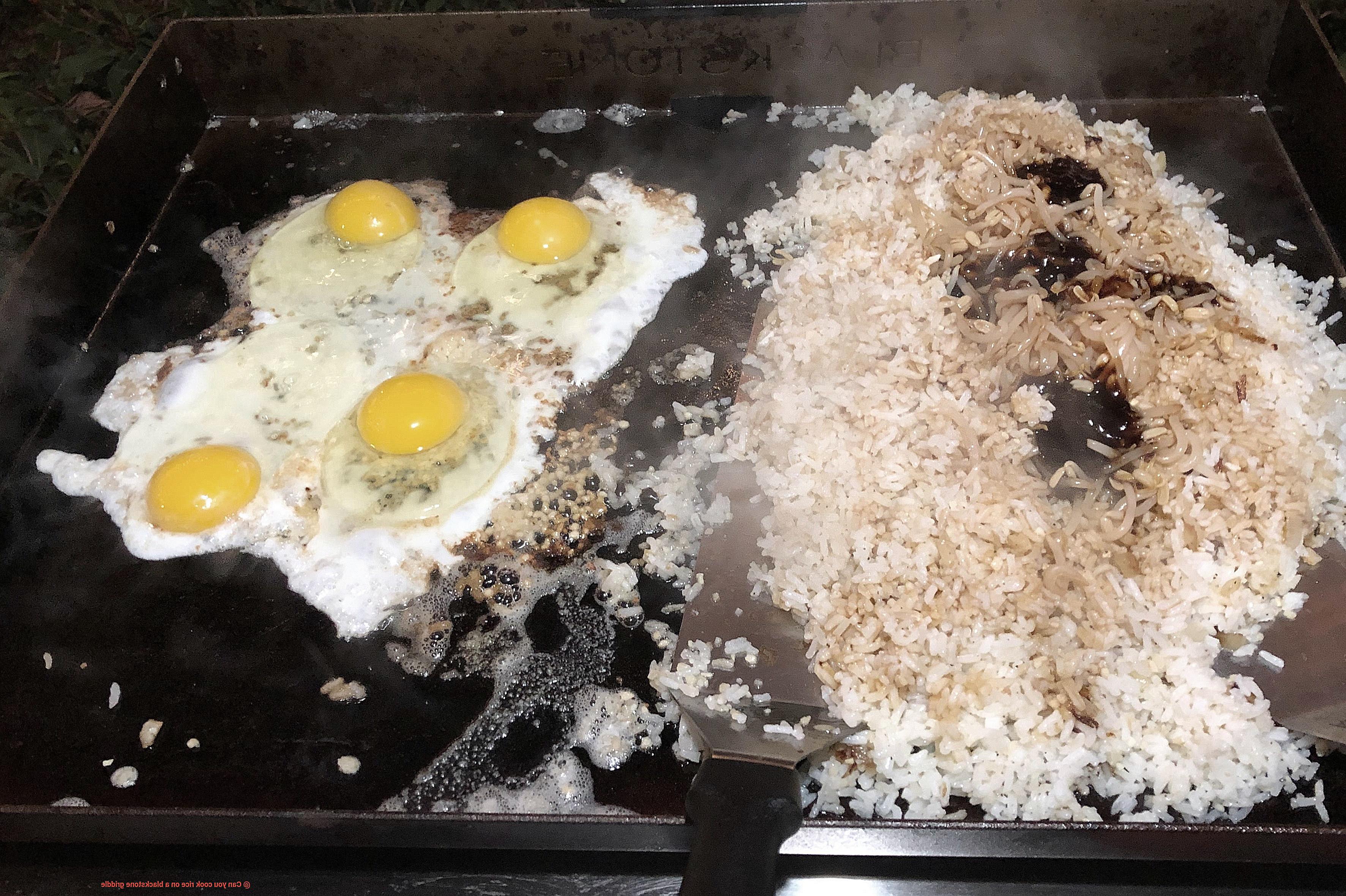 Can you cook rice on a blackstone griddle-3
