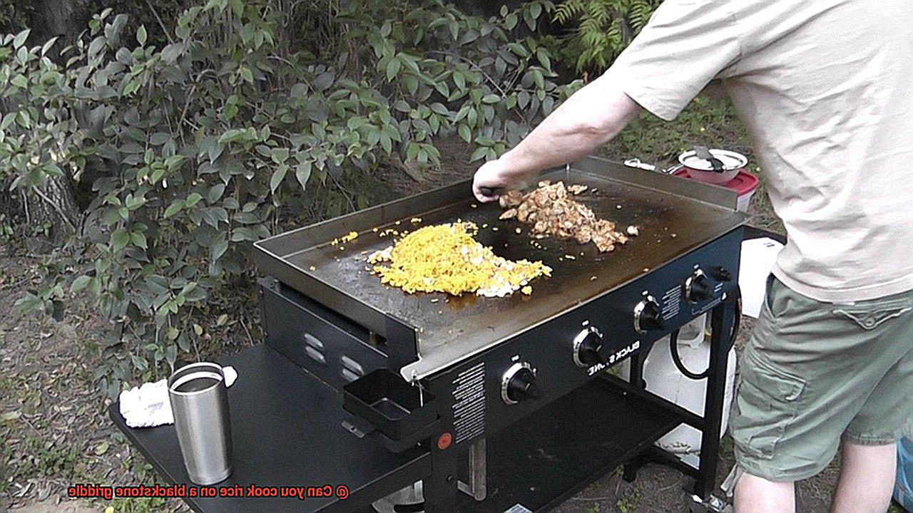 Can you cook rice on a blackstone griddle-4
