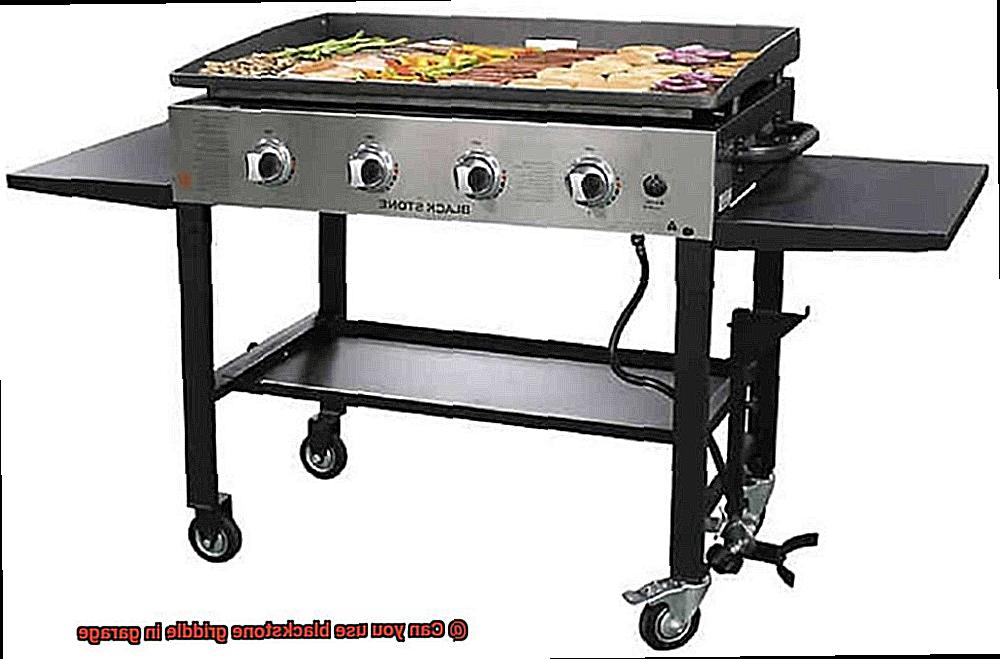 Can you use blackstone griddle in garage-2