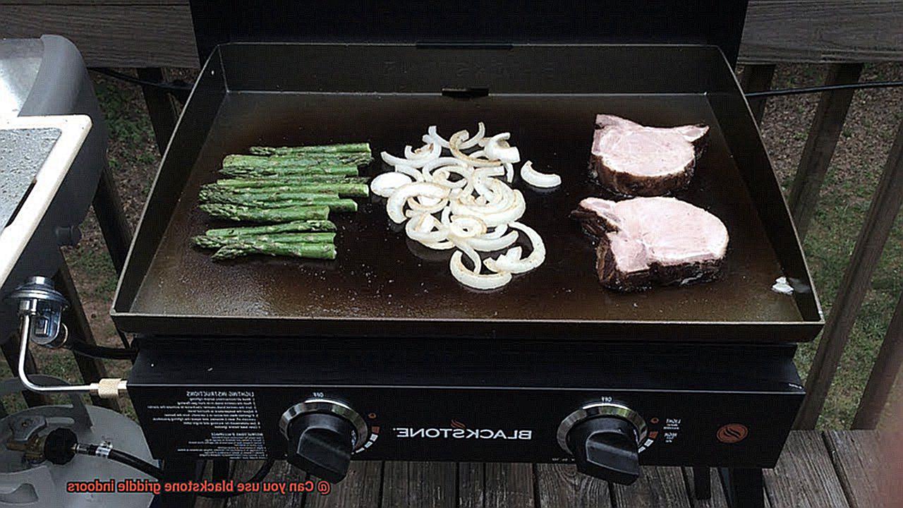 Can you use blackstone griddle indoors-4