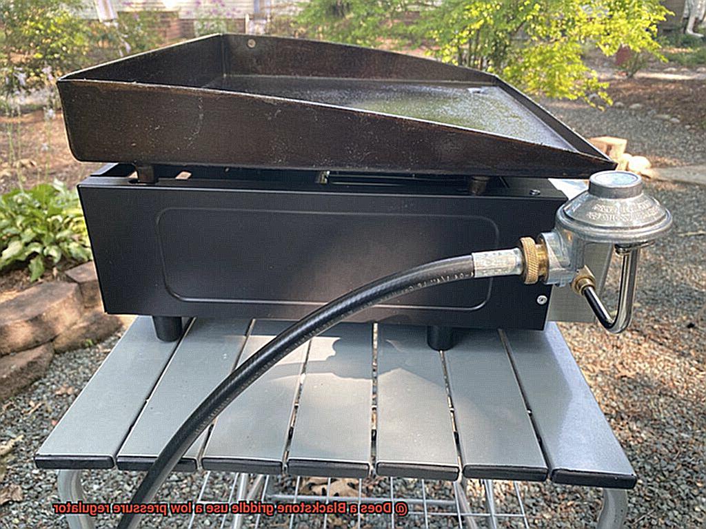 Does a Blackstone griddle use a low pressure regulator-2