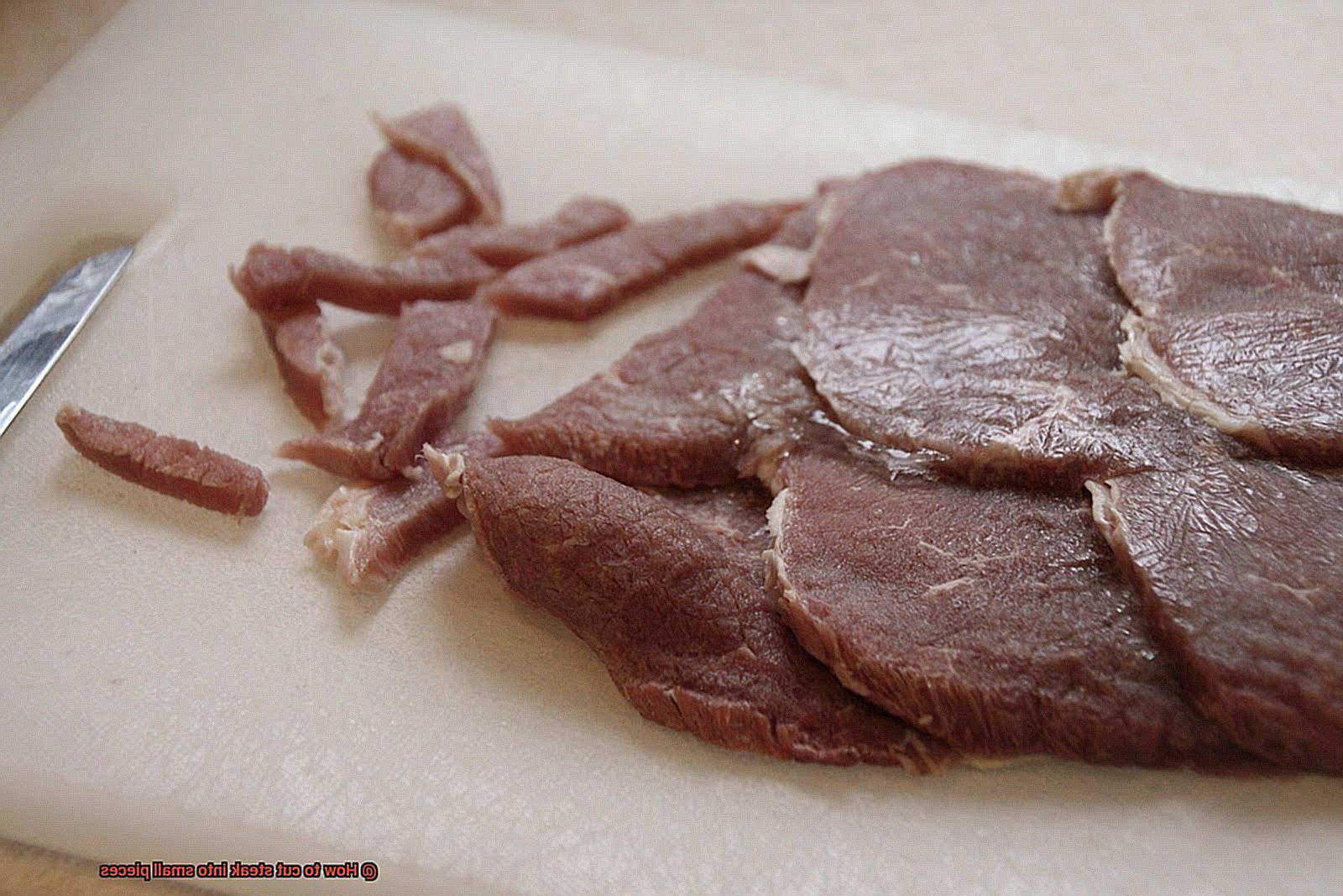 How to cut steak into small pieces-4