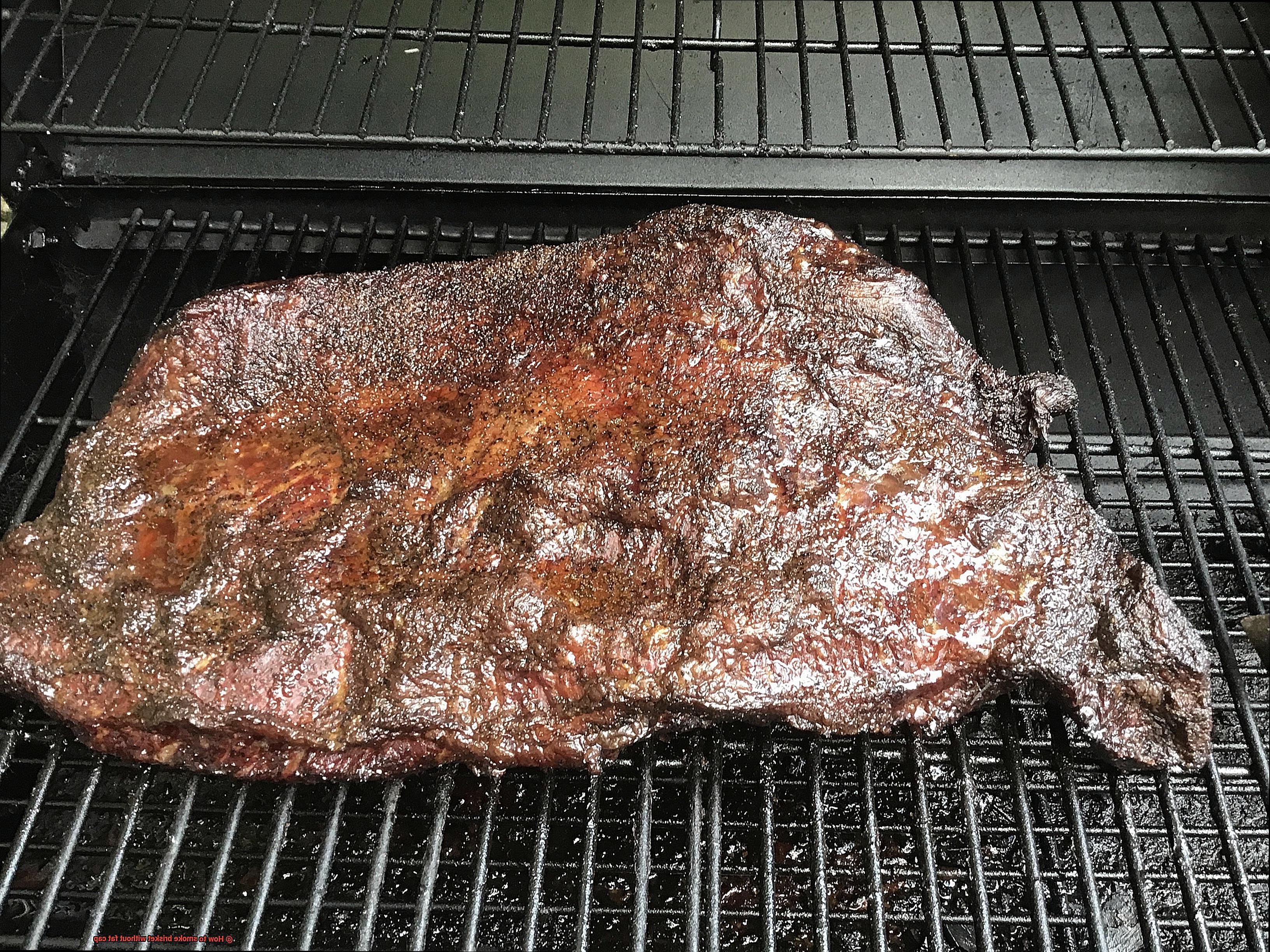 How to smoke brisket without fat cap-3