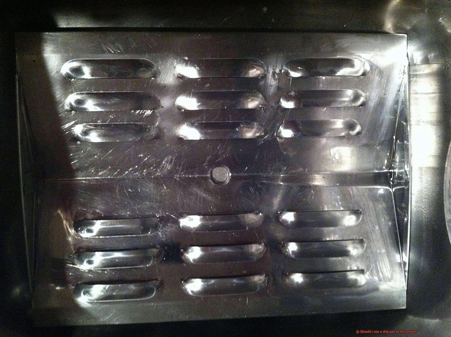 Should I use a drip pan in my smoker? Pastime Bar And Grill