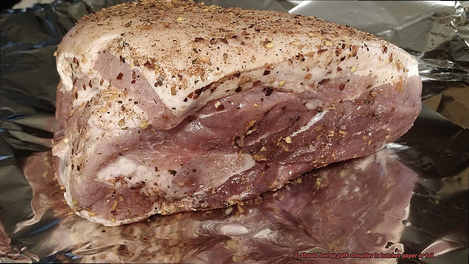 Should I wrap pork shoulder in butcher paper or foil-3