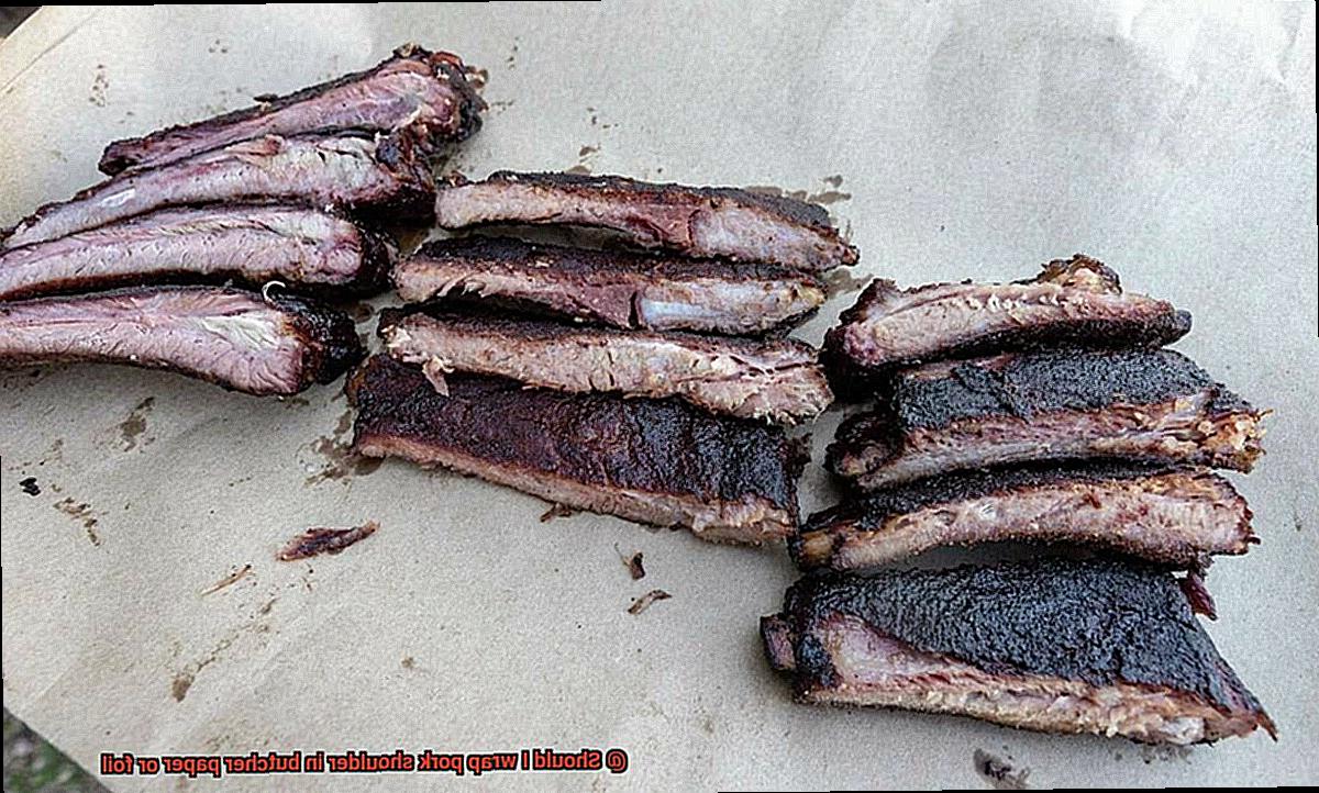 Should I wrap pork shoulder in butcher paper or foil? Pastime Bar And