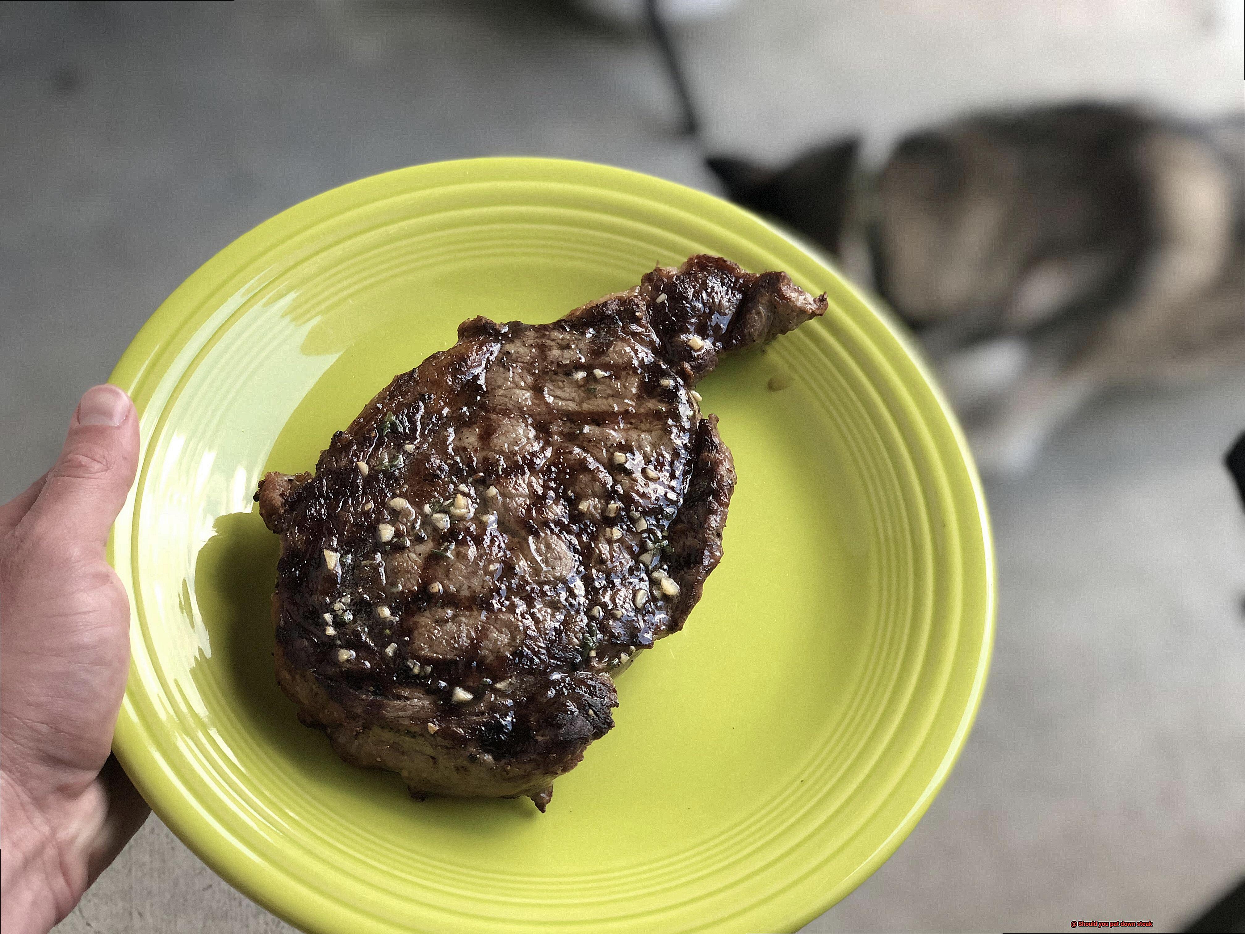 Should you pat down steak-3