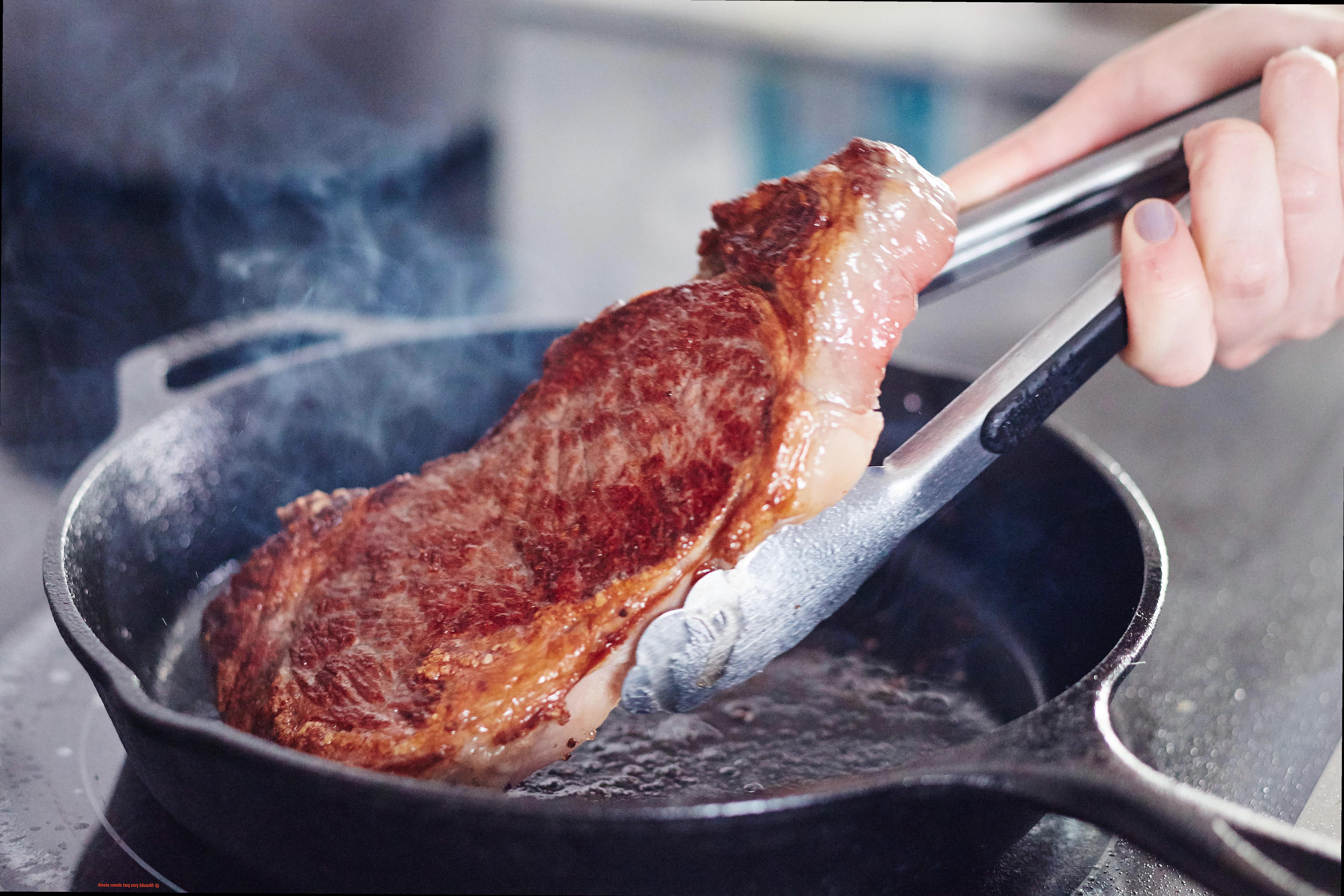 Should you pat down steak-4
