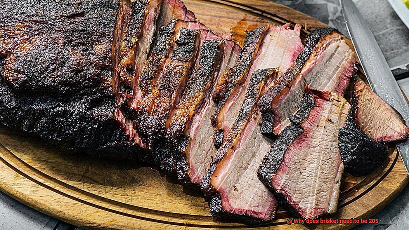Why does brisket need to be 205-2