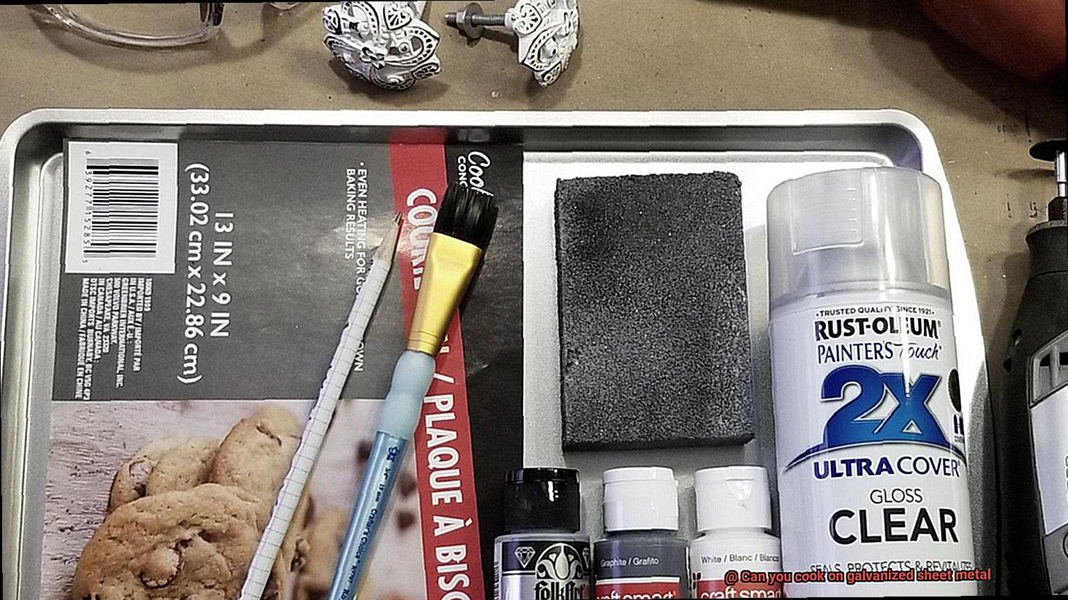 Can you cook on galvanized sheet metal? Pastime Bar And Grill