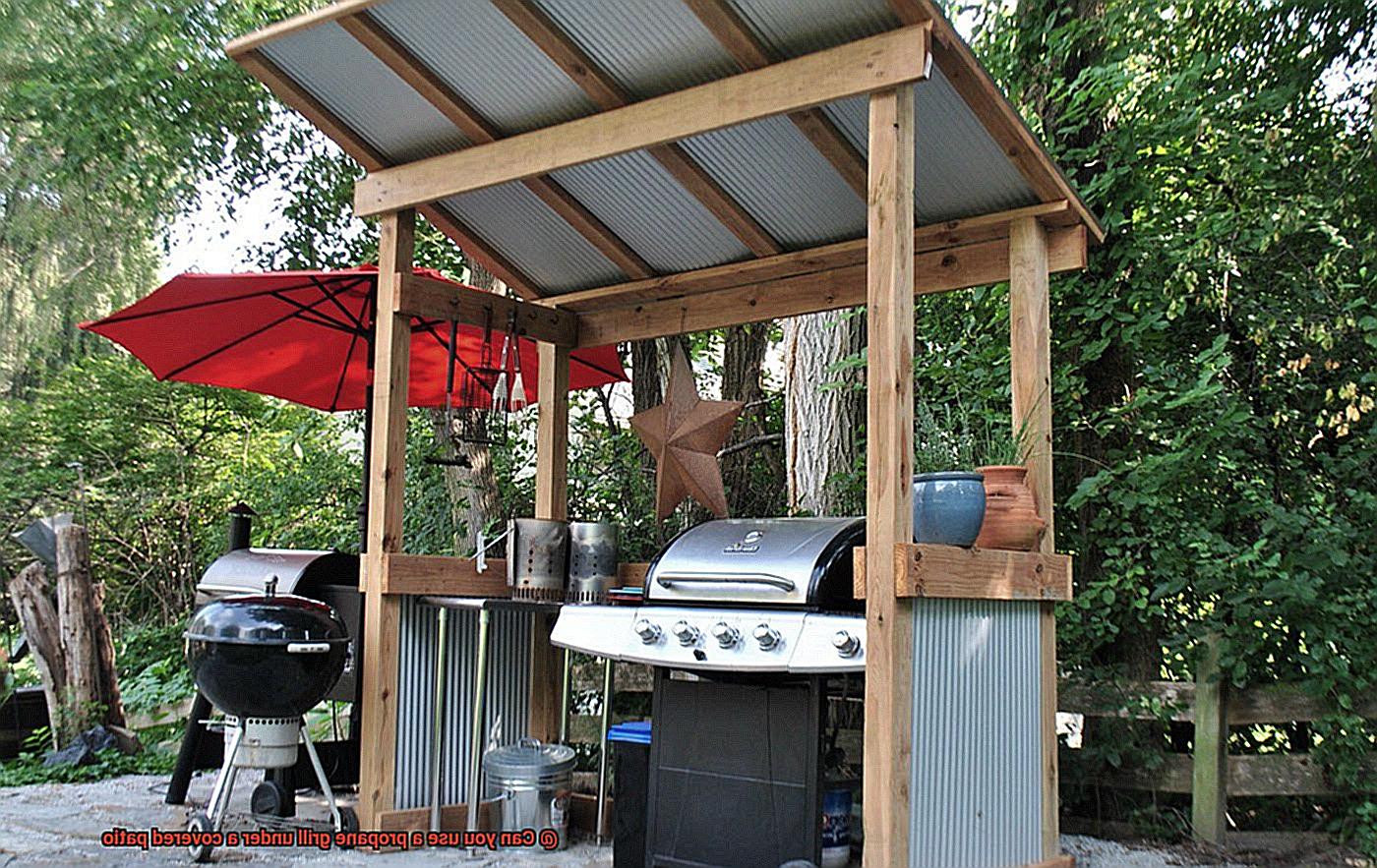 Can you use a propane grill under a covered patio-7