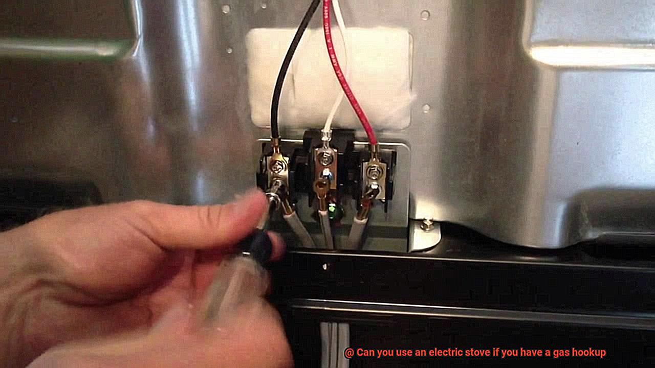 Can you use an electric stove if you have a gas hookup? Pastime Bar