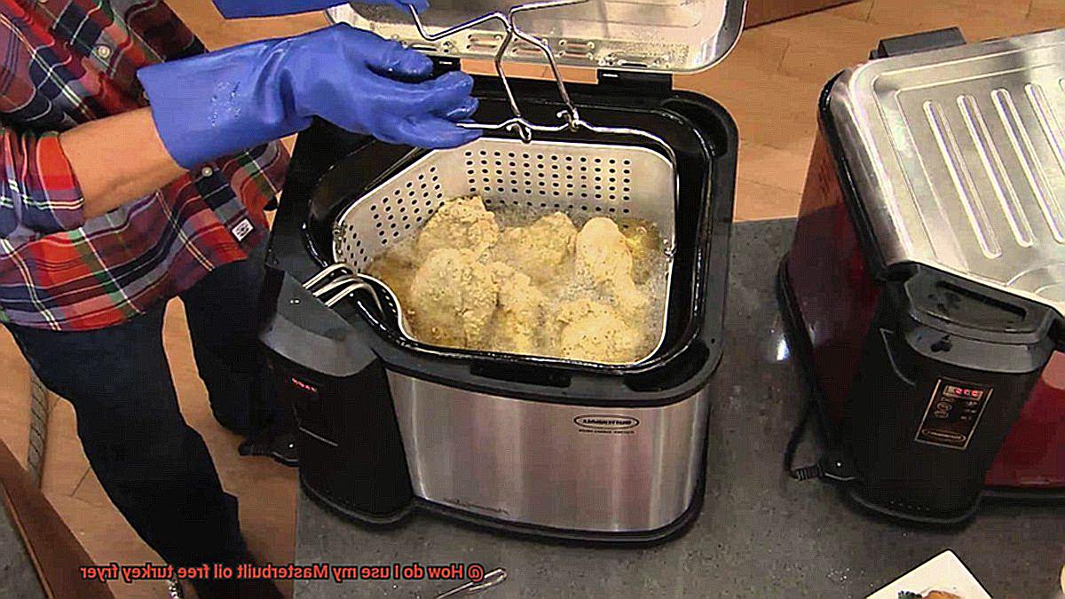 How do I use my Masterbuilt oil free turkey fryer-6