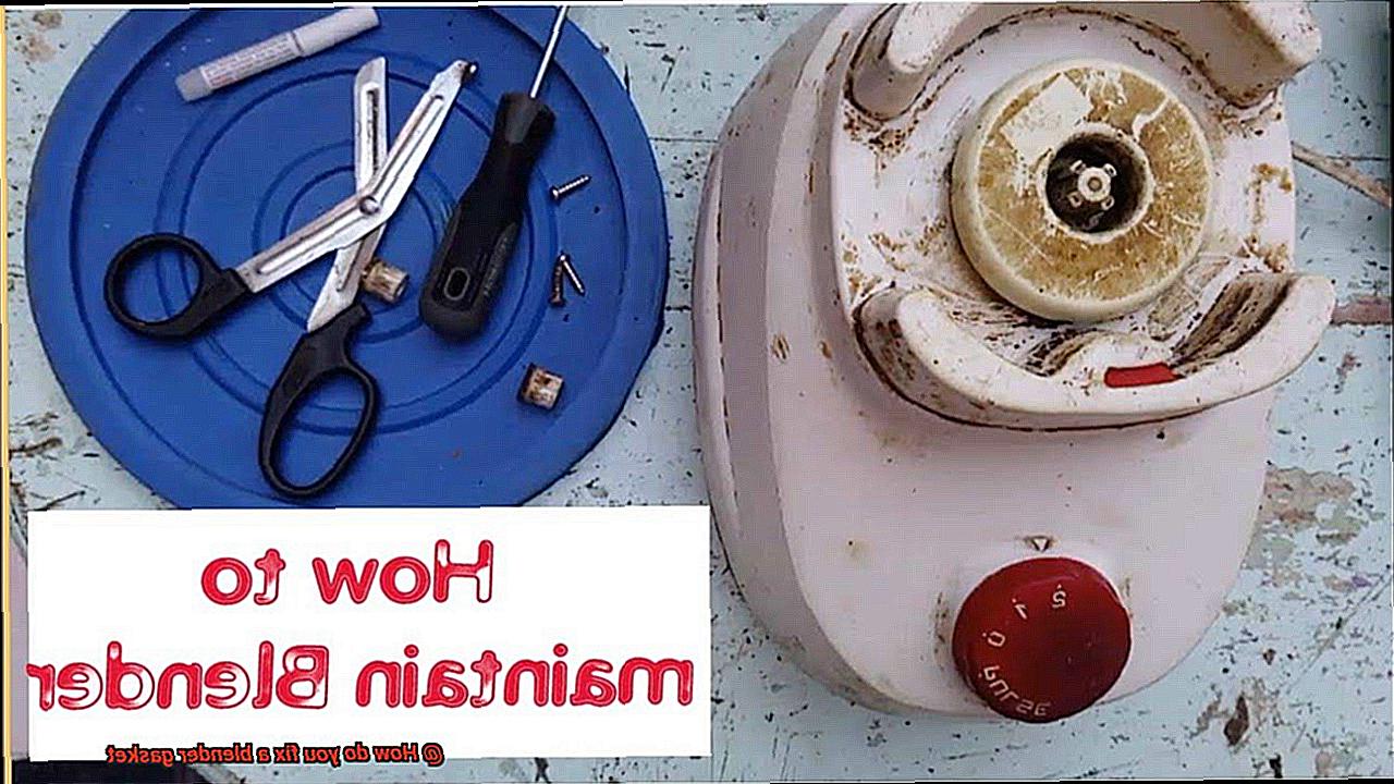 How do you fix a blender gasket-3