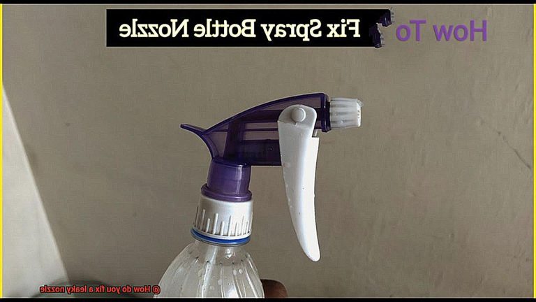 How do you fix a leaky nozzle? - Pastime Bar And Grill