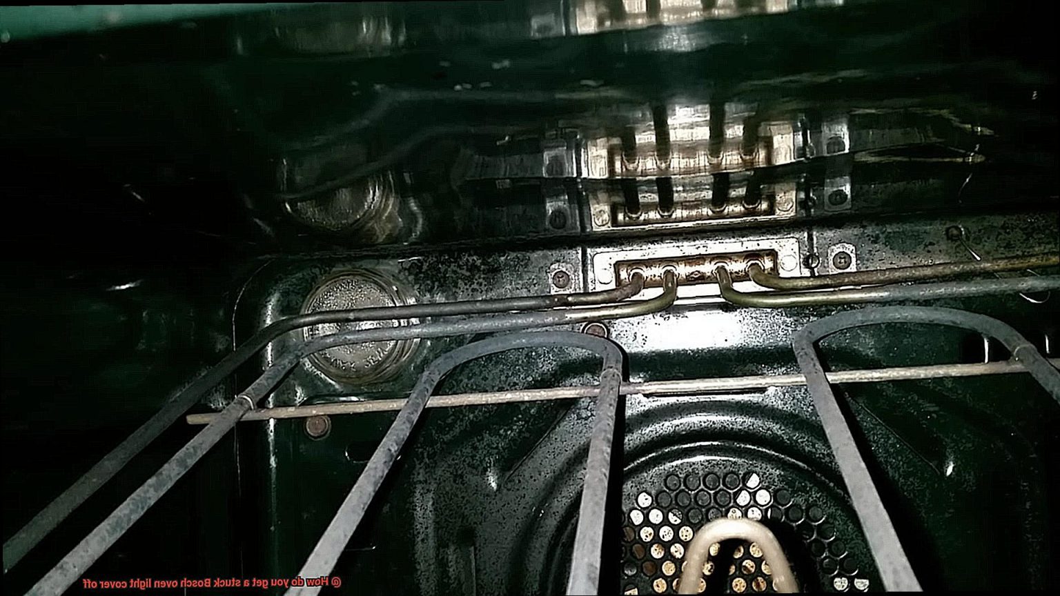 How do you get a stuck Bosch oven light cover off? Pastime Bar And Grill