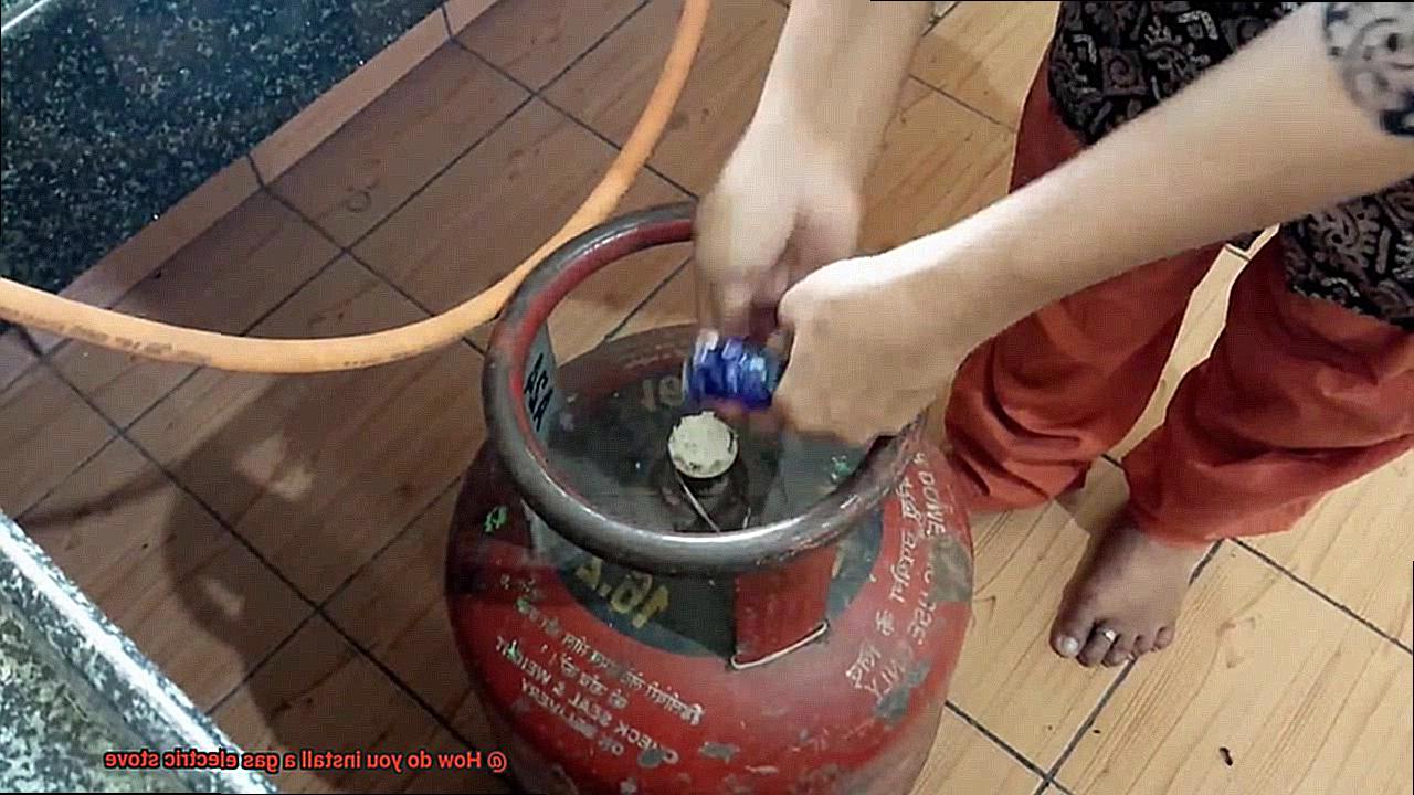 How do you install a gas electric stove? Pastime Bar And Grill