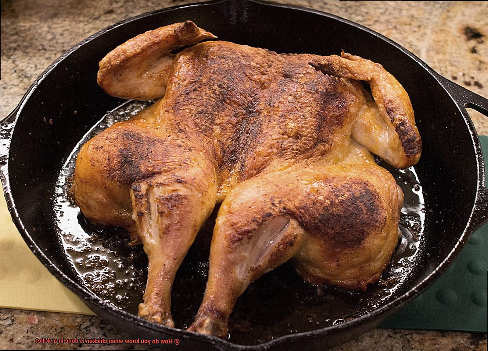 How do you know when chicken is done in a skillet? Pastime Bar And Grill