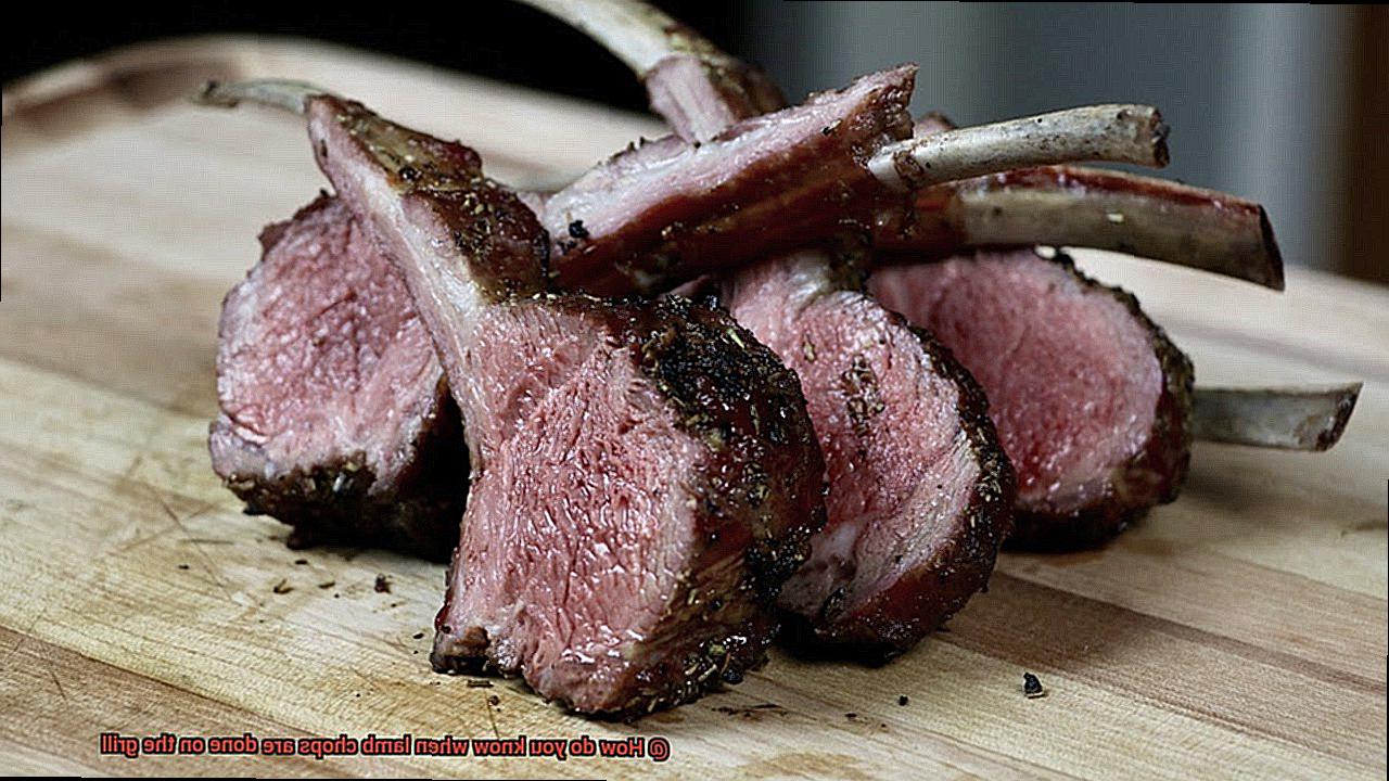 How do you know when lamb chops are done on the grill? Pastime Bar