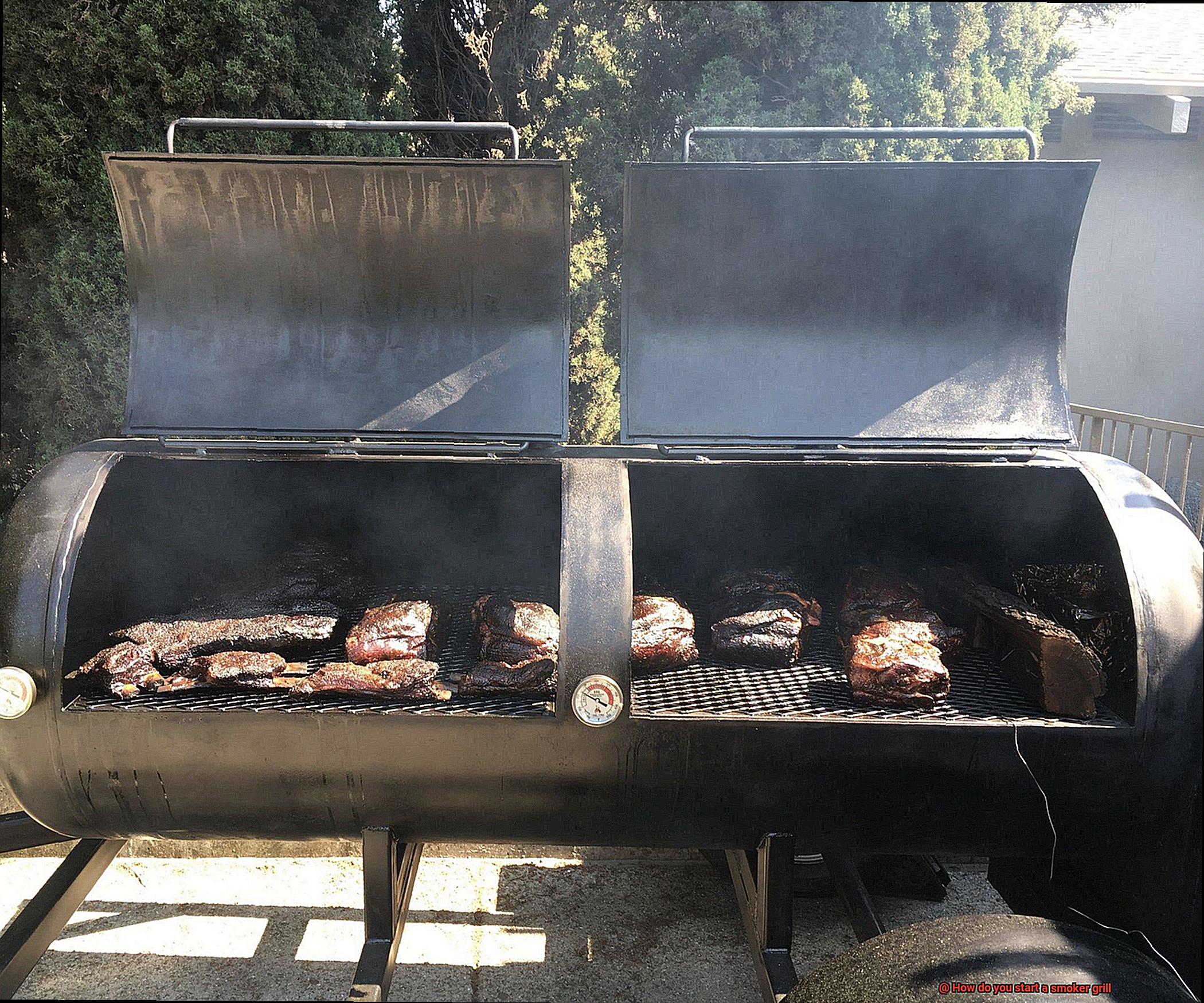 How do you start a smoker grill-2