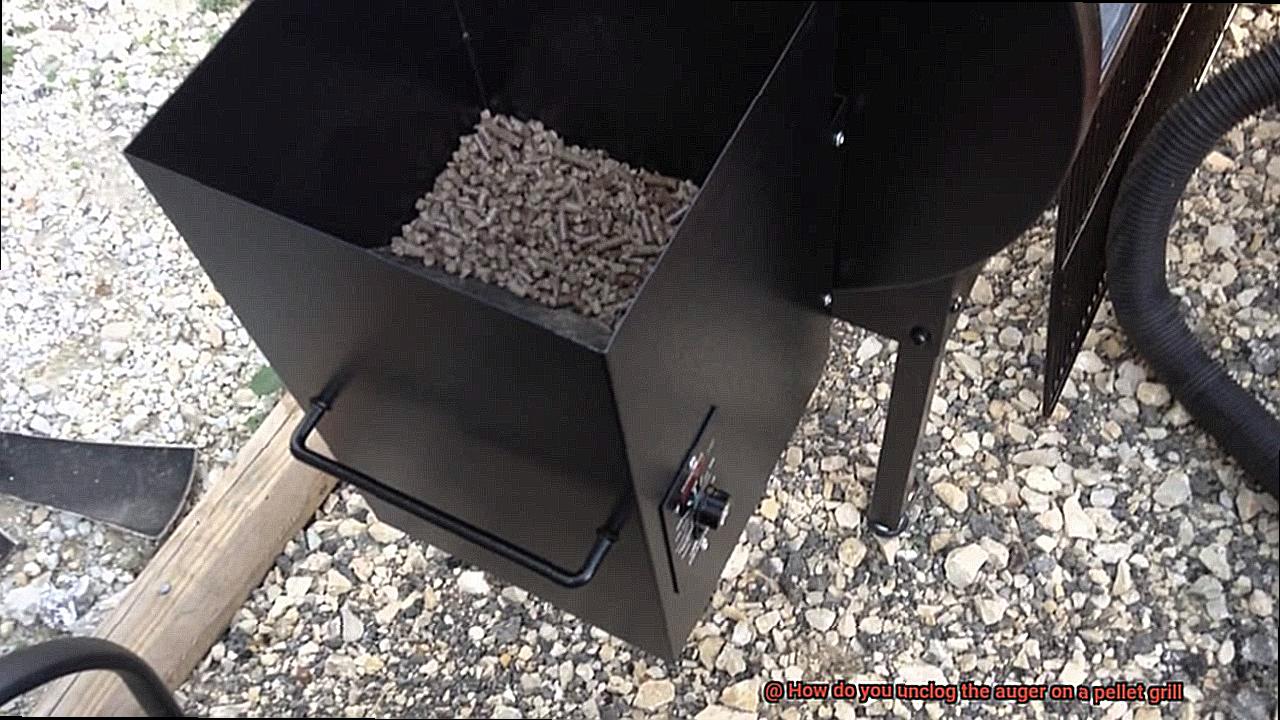 How do you unclog the auger on a pellet grill-3