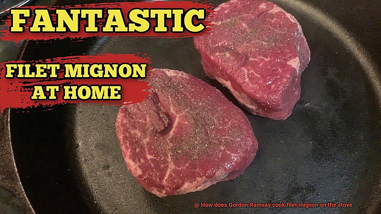 How does Gordon Ramsay cook filet mignon on the stove? Pastime Bar