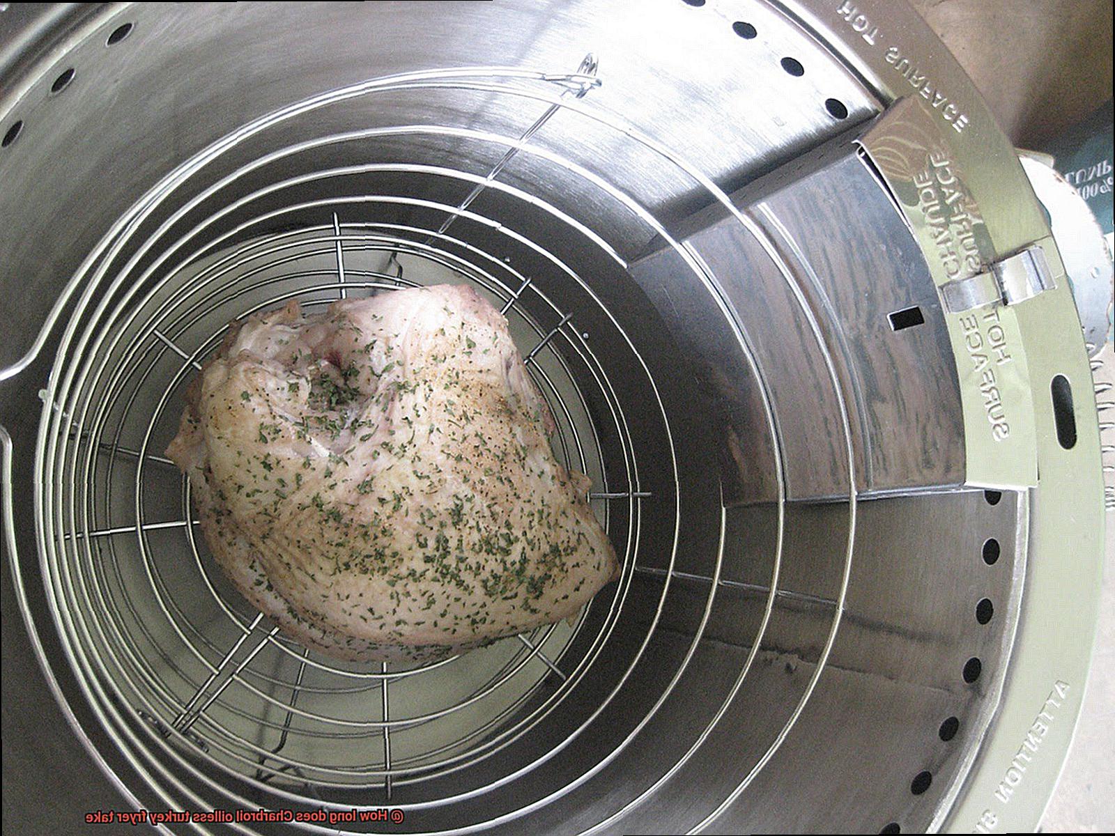 How long does Charbroil oilless turkey fryer take-3