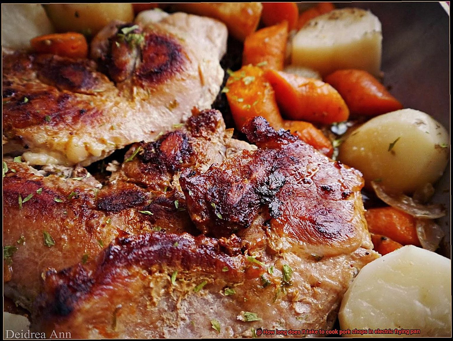 How long does it take to cook pork chops in electric frying pan? Pastime Bar And Grill