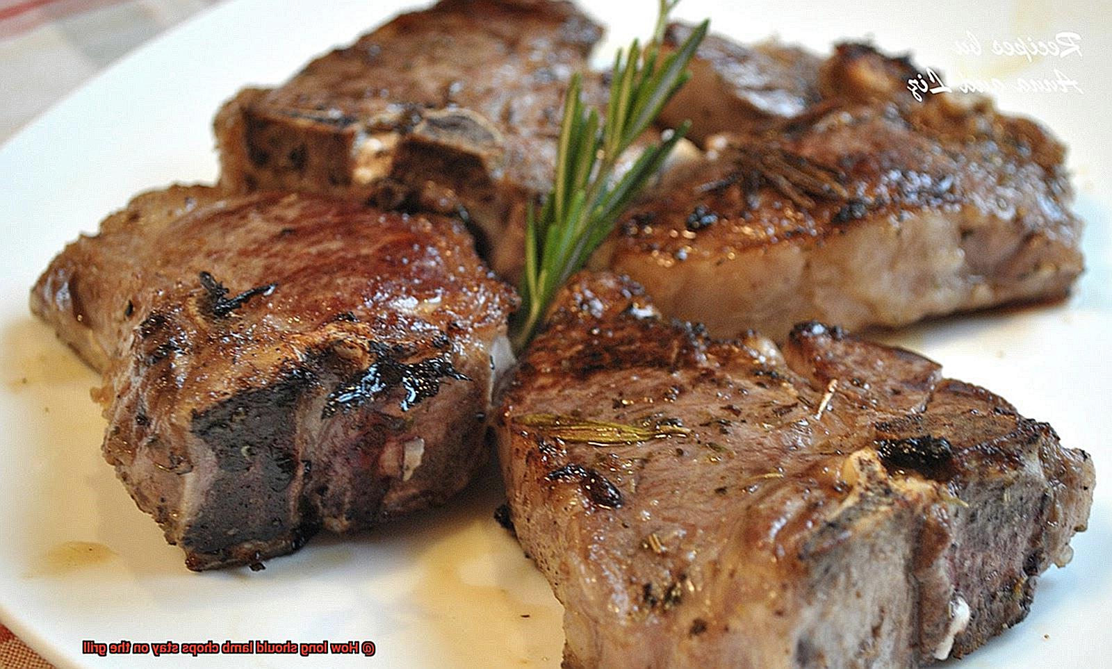How long should lamb chops stay on the grill-3
