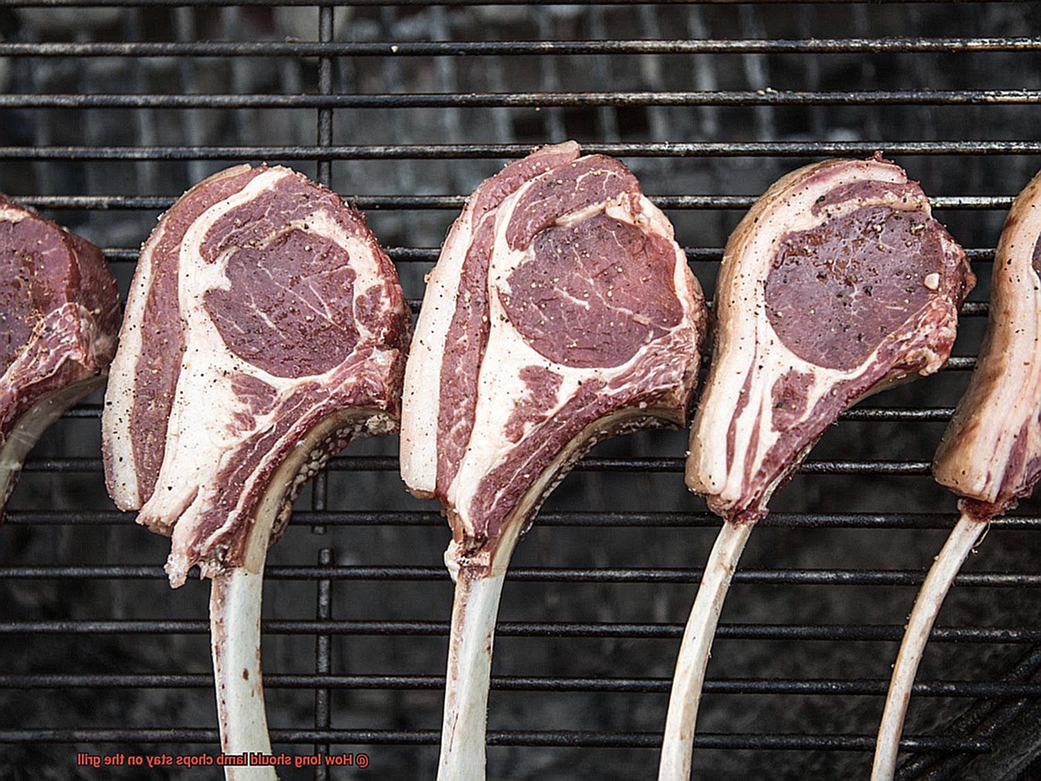 How long should lamb chops stay on the grill? Pastime Bar And Grill