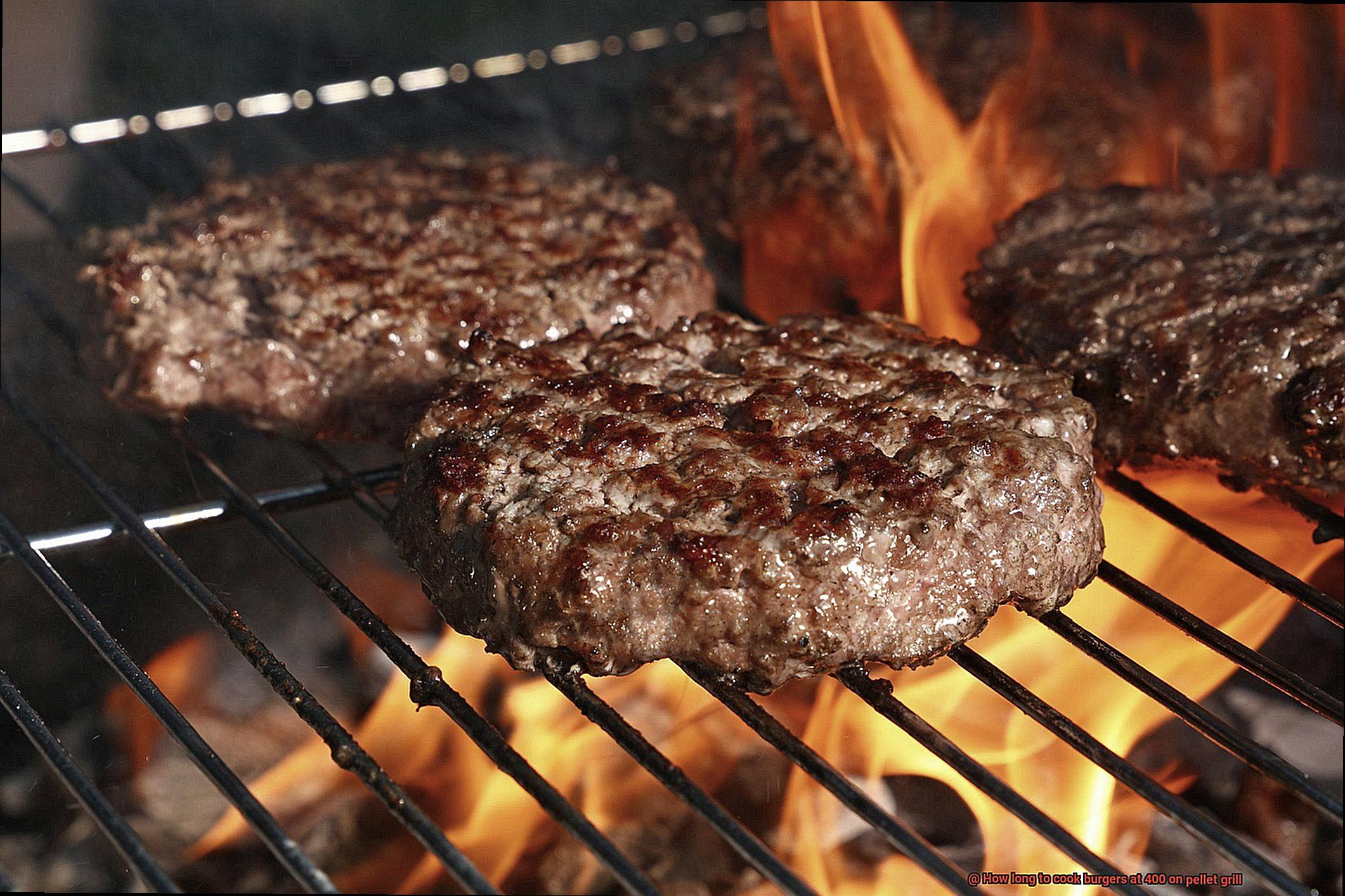 How long to cook burgers at 400 on pellet grill-2