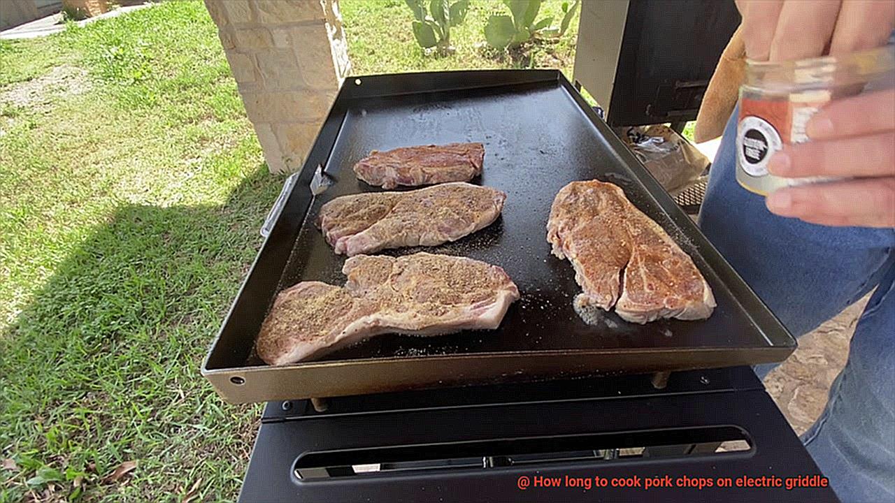 How long to cook pork chops on electric griddle? Pastime Bar And Grill