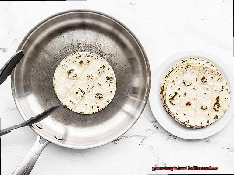 How long to toast tortillas on stove? Pastime Bar And Grill
