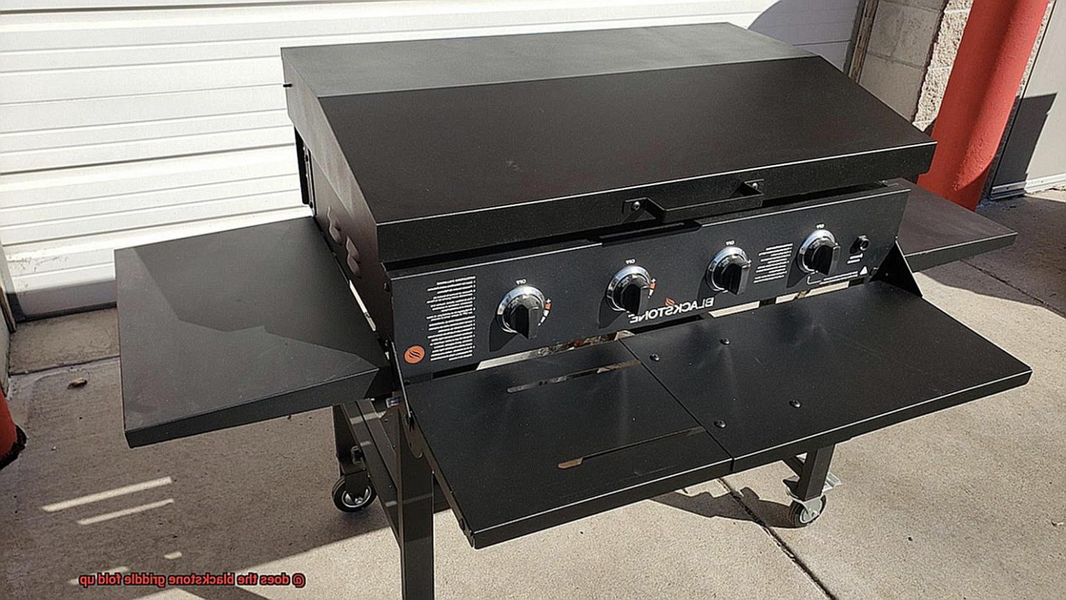 does the blackstone griddle fold up? Pastime Bar And Grill