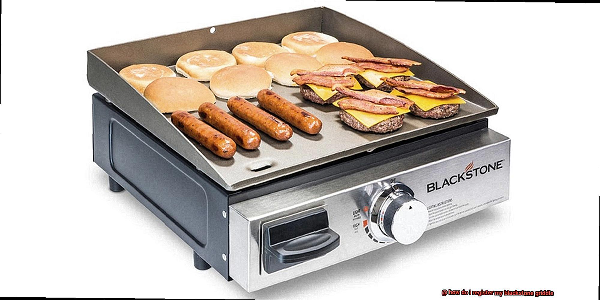 how do i register my blackstone griddle-5