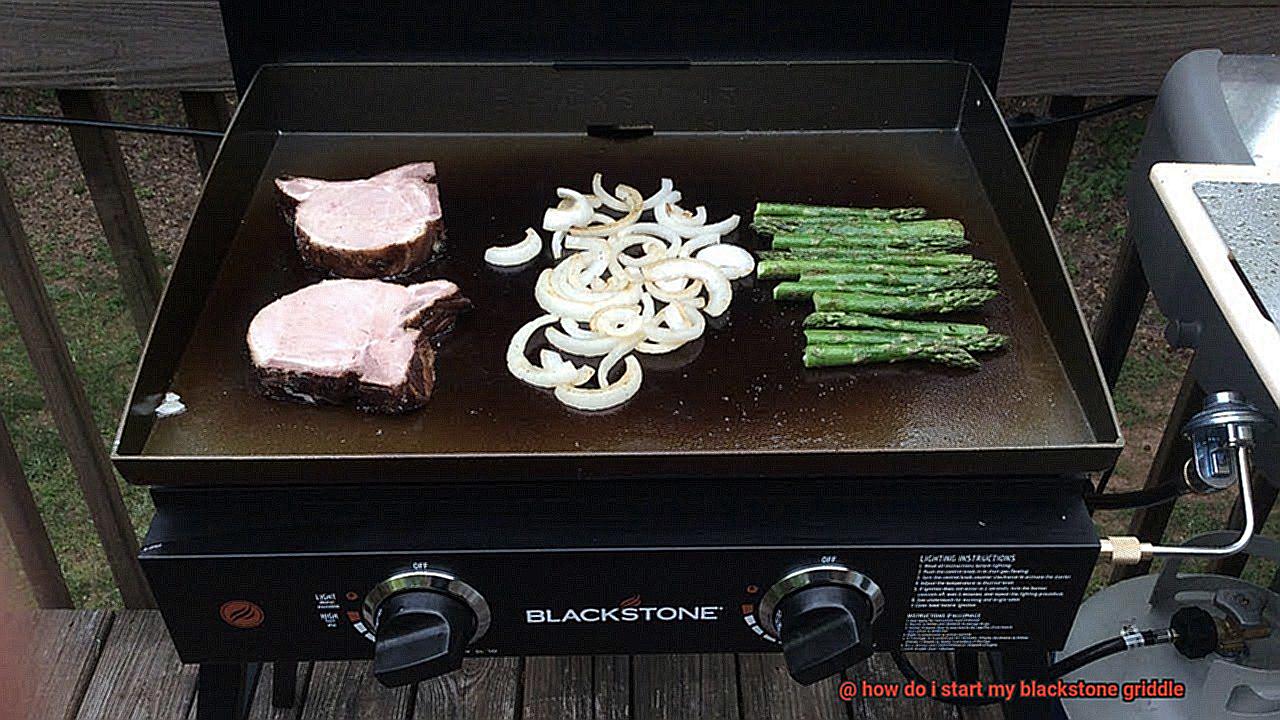 how do i start my blackstone griddle-4