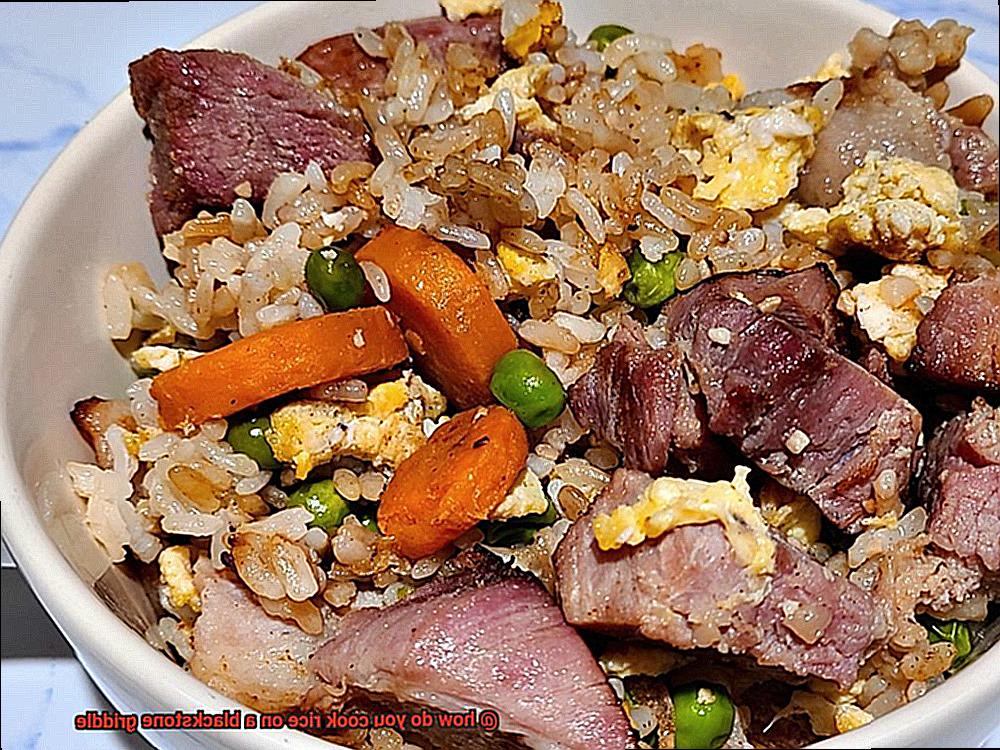 how do you cook rice on a blackstone griddle-3