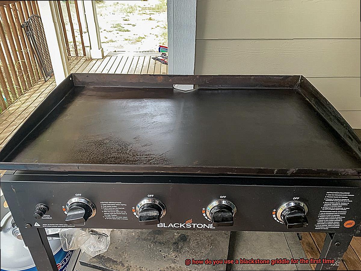 how do you use a blackstone griddle for the first time-2