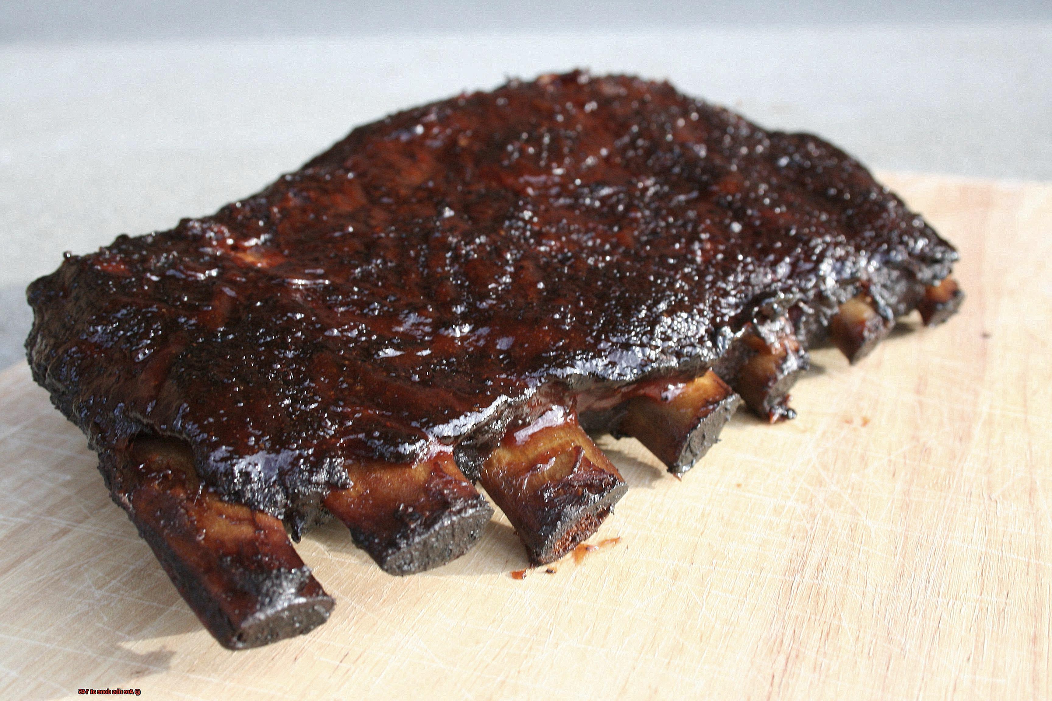 Are ribs done at 145-4