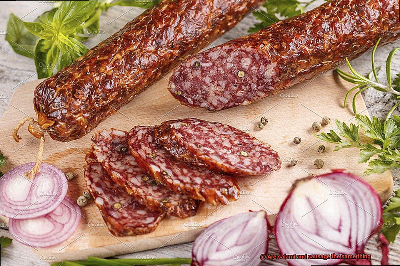 Are salami and sausage the same thing-4