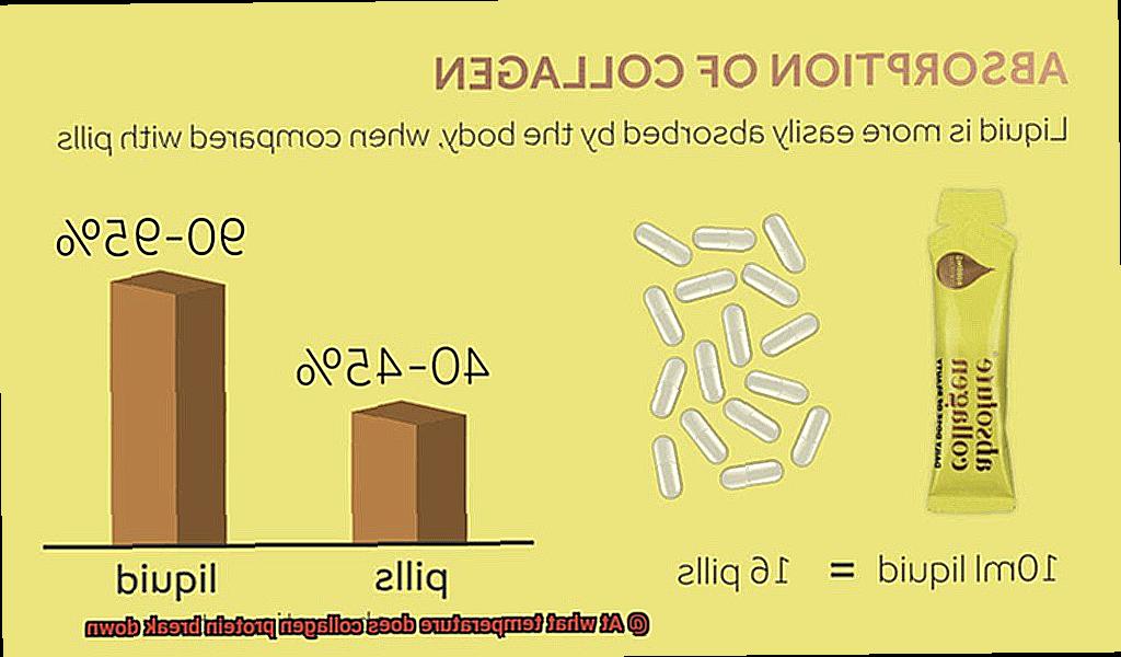 At what temperature does collagen protein break down-3