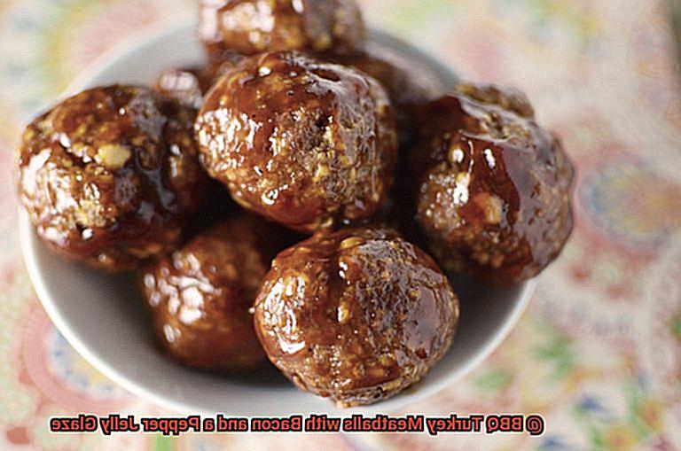 BBQ Turkey Meatballs with Bacon and a Pepper Jelly Glaze-3